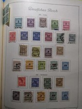 Deutsches Reich 1872 - 1945 */**/gest im KABE Vordruckalbum ~1390 Mk.+ 7 Blocks