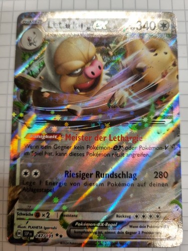 Pokémonkarte letarking - pokémonkarte, ex