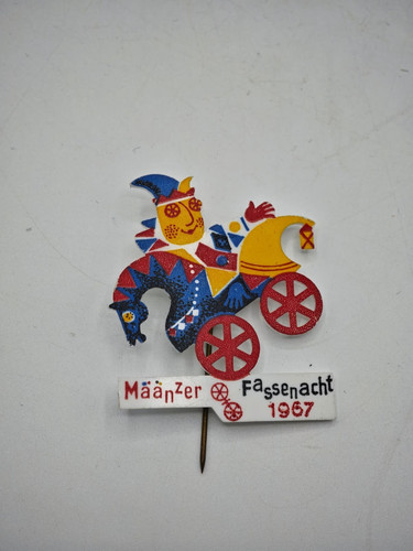 Zugplakette mainz 1967 - mainz,