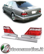 SCHEINWERFER RÜCKLEUCHTEN + DRITTER STOPP LED FÜR MERCEDES S-KLASSE W140...