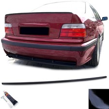 Sport Heckspoiler Lippe Schwarz Glanz passend für 3er BMW E36 Limousine 90-98