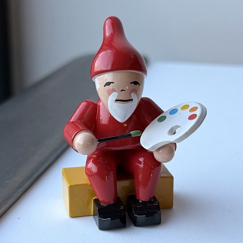 Wendt kuhn carved wood - kuhn, gnome