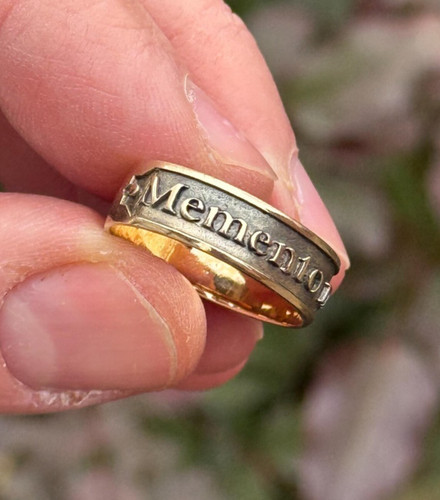 Memento mori ring silber - memento,