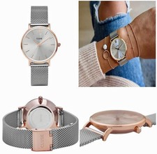 CHRIST- Cluse Damen- Uhr "LA BOHEME" Quarzwerk Edelstahl-Armband Rose Gold neuw.
