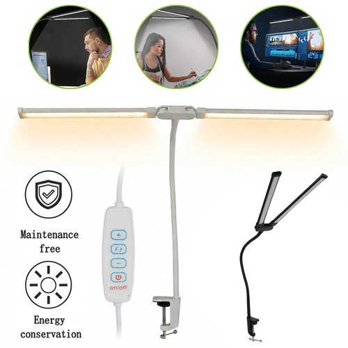 Doppelkopf schreibtischlampe - doppelkopf,