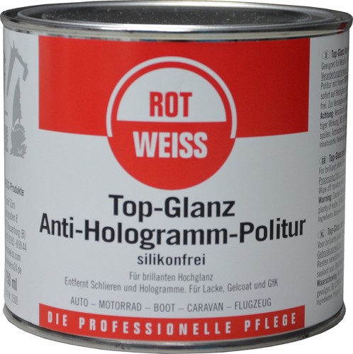 Rotweiss top glanz anti - glanz,