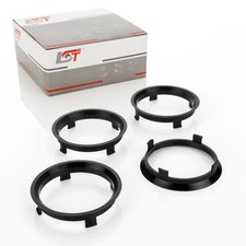 4x Zentrierringe Schwarz für