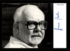 Hans Korte Autogrammkarte