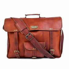 Leder Messenger Schulter Laptop Aktentasche Tasche Herren Vintage beste Quali...