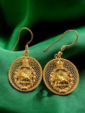 22K Gold Plated Imperial lion & sun Pahlavi Crown, persian farvahar pahlavi