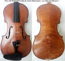 Alte 4/4 Geige Violine  ANTON