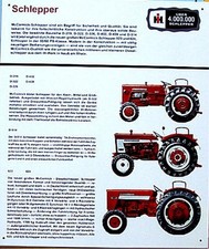 Retro Blechschild Oldtimer Traktor MC Cormick Acker Schlepper 40x33cm