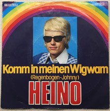 EMI Vinyl Single Heino Komm In Meinen Wigwam & Blume Der Berge Schlager Hit 1976