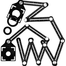 Winkelschablone Fliesenwerkzeug Mehrwinkelmesser Aluminium Treppenlehre