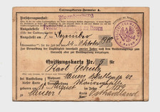 2 X NAUEN 1910 ALTE DOKUMENTE