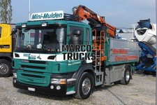 LKW Foto Scania P420 Truck Schweiz grün Mini-Mulden HEINIGER Tel. 052 315 #j7ak