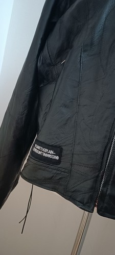 Motorradjacke leder schwarz - motorradjacke, m
