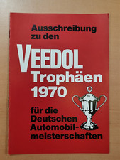 Ausschreibung VEEDOL Trophäen