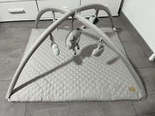 Roba Krabbeldecke Grau mit Spielbogen