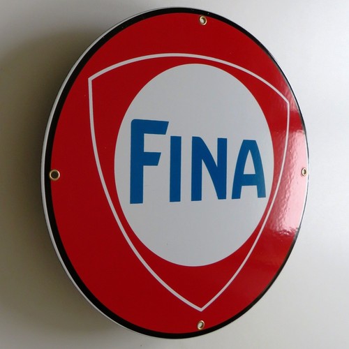 Fina altes emailschild - fina,