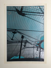 Poster Plakat - Gerd Winner - München Olympia 1972 - Zeltdach Stadion