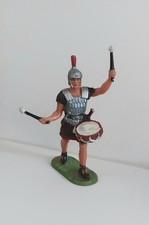Hausser Elastolin Figur 7 cm Trommler im Marsch Nr. 8406 Römer