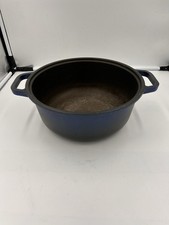 M&K By Elo Alter Kochtopf Gusseisen Ø 24см Vintage Blau Kochen Küche Topf Braten