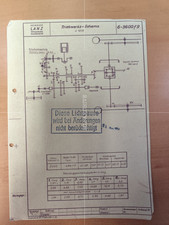LANZ techn. Zeichnung Triebwerk Schema A1215 Alldog Prospekt Traktor brochure M4