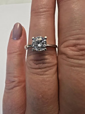 Ring mit Kristalle von Swarovski Sterlingsilber 925 Rhodiniert Neu Eliteschmuck