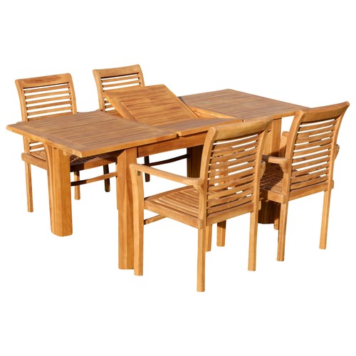 Teak set gartengarnitur - set,
