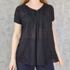 Tunika Bluse Transparent Shirt