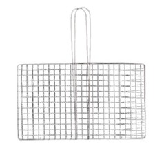 Tragbarer Grillkorb mit