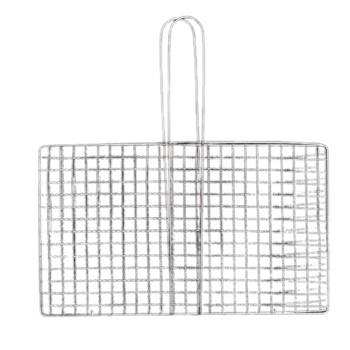 Tragbarer grillkorb mit - grillkorb,