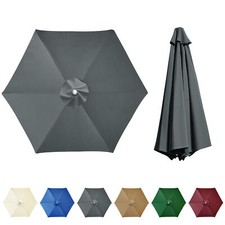 2M 3M 6/8Arme Sonnenschirmbezug Bespannung Ersatz Bezug Ersatzbezug Sonnenschirm