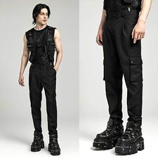 Punk rave cargo pants - cargo, gothic