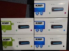 KMP Toner Paket HP 125A für HP Farb-Laser Drucker