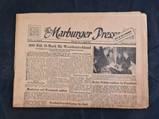 Zeitung Marburger Presse Nr