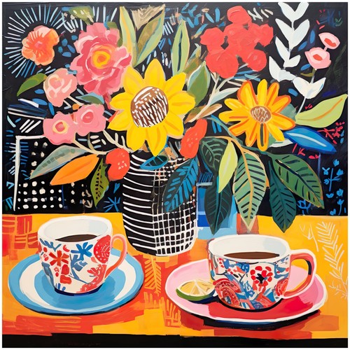 Henri matisse stil kaffee - kaffee, &
