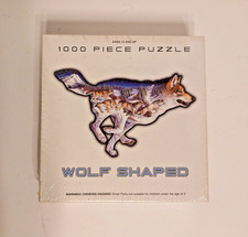 Wolf shaped jigsaw - wolf,