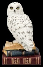Eulen Figur - Schneeeule auf