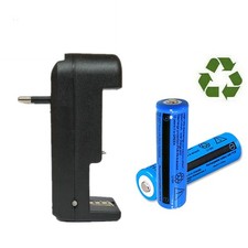 2 Stück wiederaufladbare 3,7