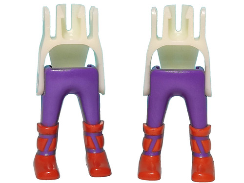 Playmobil lila beine - x2,