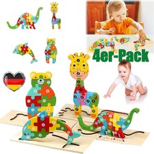 Holzpuzzle für Kleinkinder