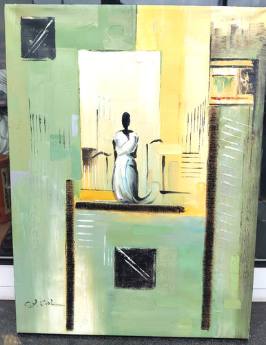 Leinwandbild gemalt öl - leinwandbild, in