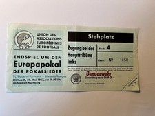 Eintrittskarte Ticket Europacup Finale 1967 FC Bayern - München Glasgow Rangers