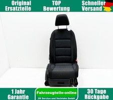 VW Golf VI 5K1 Sitz Beifahrersitz Vorn rechts Alcantara/Stoff Schwarz karriert