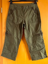 DEERBERG 3/4 JEANS HOSE Größe 40 (W32/L24) in Army-Grün