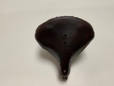 Fahrradsattel antik, braunes