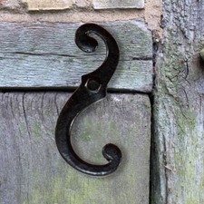 Halter für Windladen Links Klappladen Feststeller Fenster - Ladenhalter antik