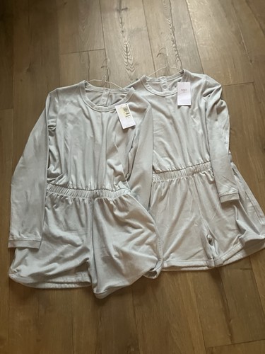 Zwillinge mädchen grau - m&s,